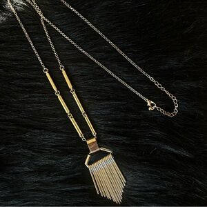 Long Gold Fashion Jewelry Necklace
